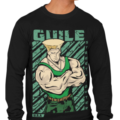 BLUZA STREET FIGHTER GUILE